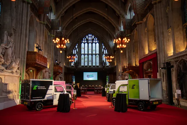 Electric vans on show at The Electric Van Co launch
